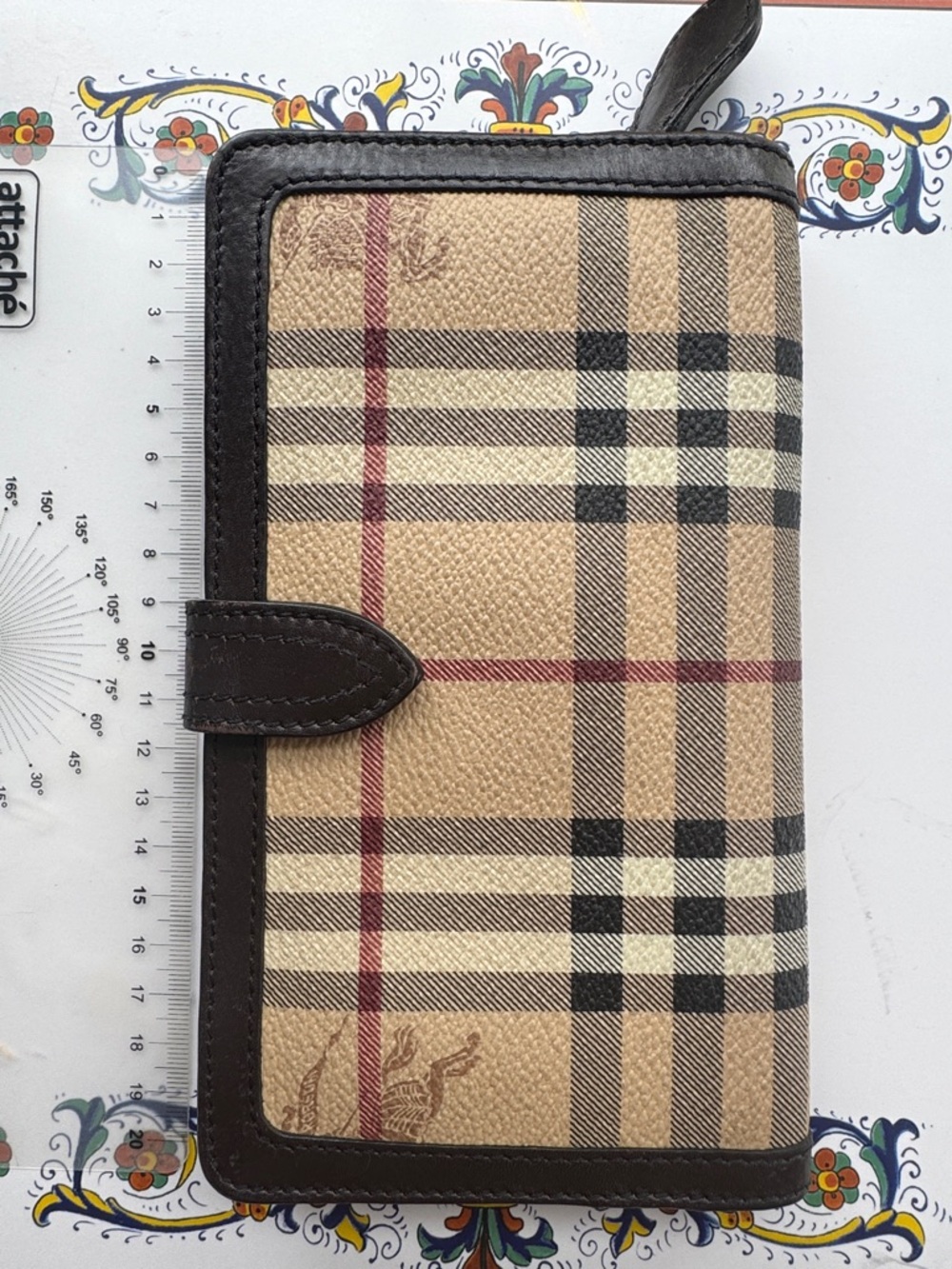 Authentic Burberry vintage wallet .